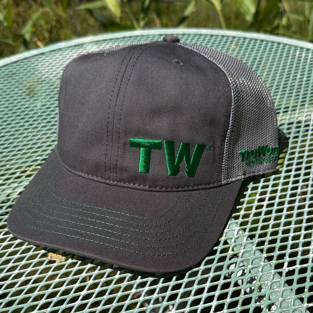 Gray and Green Mesh Cap